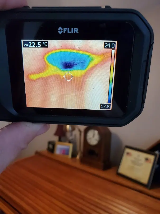 Thermal imaging inspection for water damage in University of California-Santa Barbara